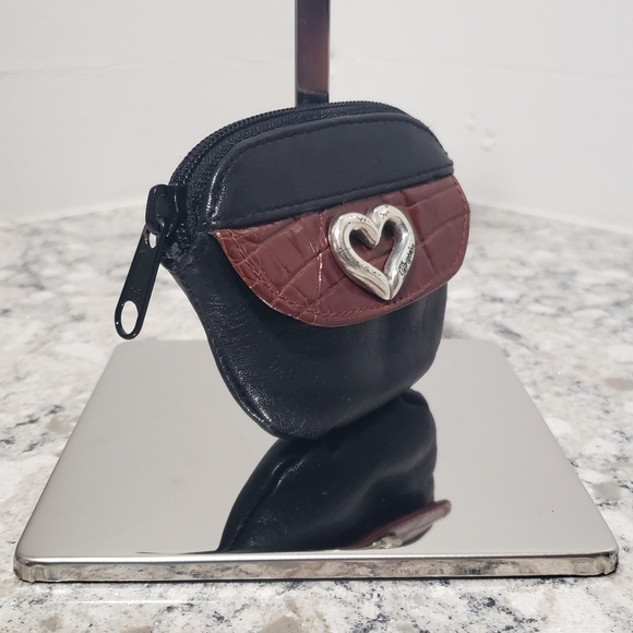 Brighton Croc-embossed Leather Zip Coin Purse  - Picture 2 of 9